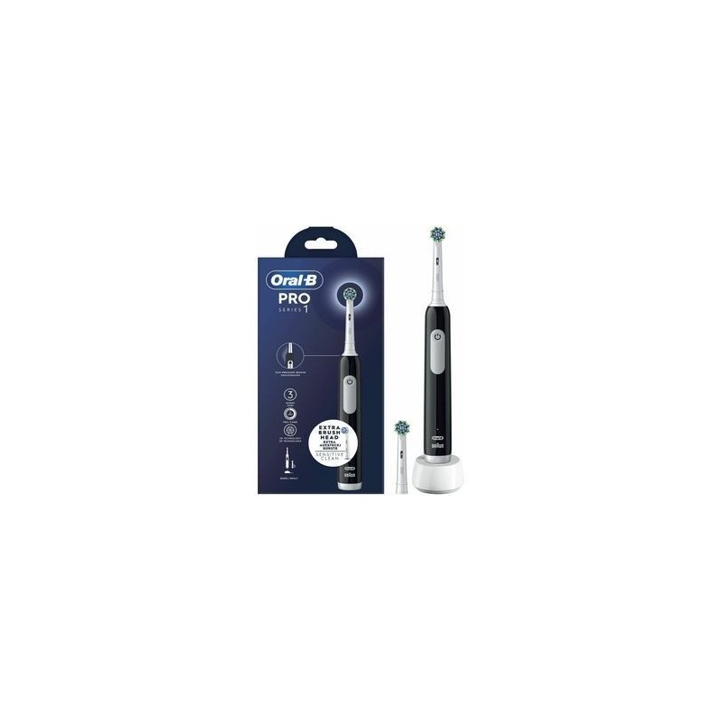 Oral-B Pro Series 1 + Ekstra refill Sort Elektrisk tandbørste Oral-B Pro Series 1 + Ekstra refill Sort Elektrisk tandbørste